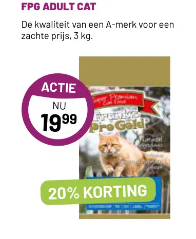 Aanbieding: FPG Adult cat