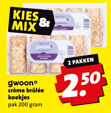 Aanbieding: Crème brûlée koekjes