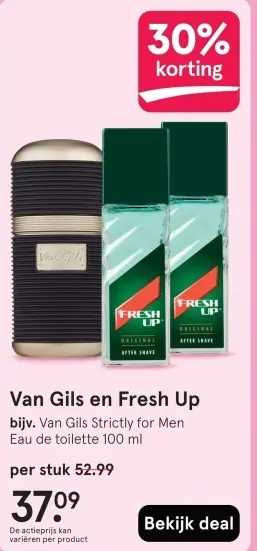 Aanbieding: Van Gils en Fresh Up