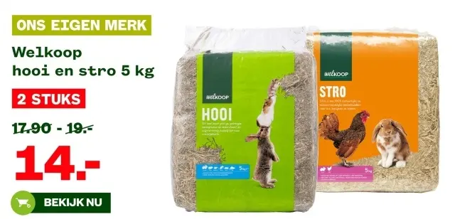 Aanbieding: hooi en stro