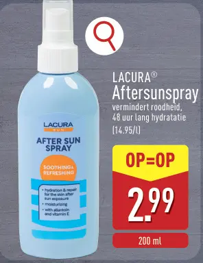 Promotie: Aftersunspray