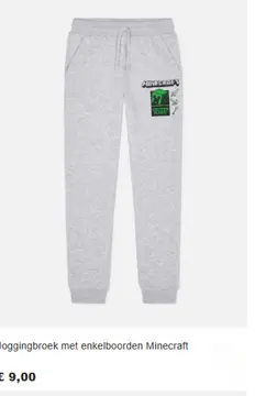 Aanbieding: Joggingbroek met enkelboorden Minecraft