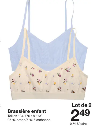 Offre: Brassière enfant