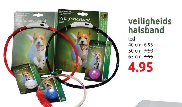 Aanbieding: veiligheids halsband