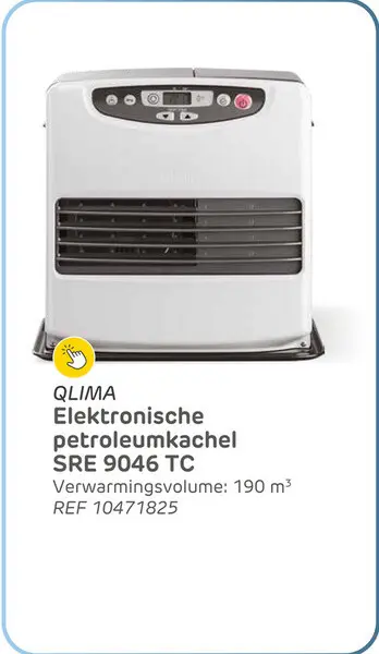 Aanbieding: Petroleumkachel qlima sre 9046 tc