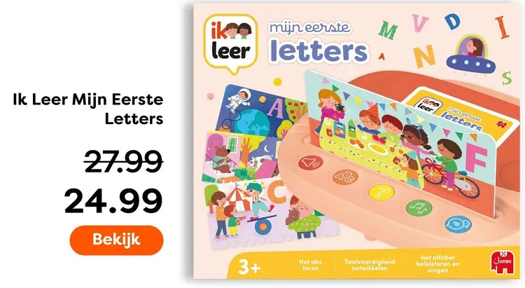 Aanbieding: Ik Leer Mijn Eerste Letters