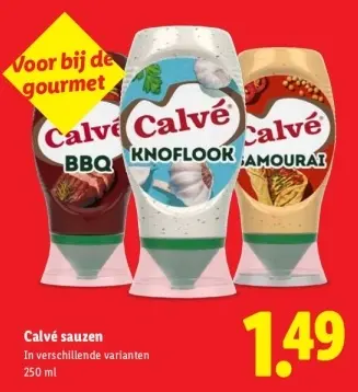 Aanbieding: Calvé sauzen