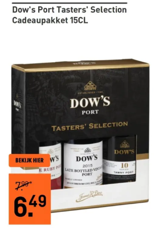 Aanbieding: Dow's Port Tasters' Selection