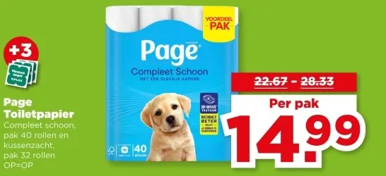Aanbieding: Toiletpapier