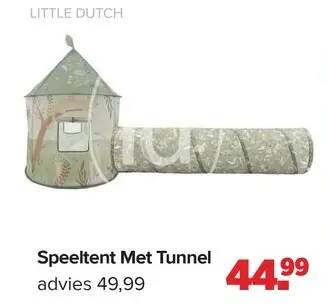Promotie: Speeltent Met Tunnel