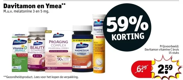Aanbieding: Davitamon en Ymea