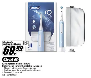 Aanbieding: iO3 Special Edition - Blauw Elektrische tande