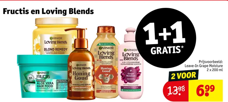 Aanbieding: Fructis en Loving Blends