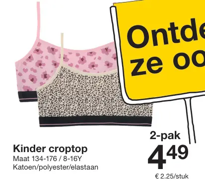 Aanbieding: Kinder croptop