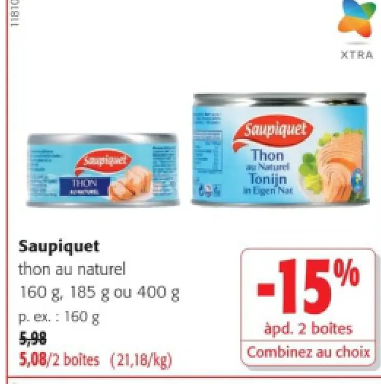 Offre: Thon au naturel