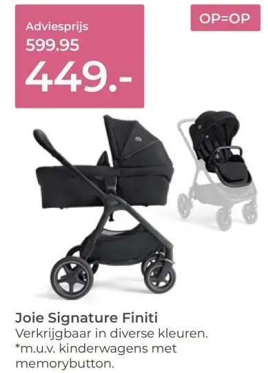 Aanbieding: Joie Signature Finiti
