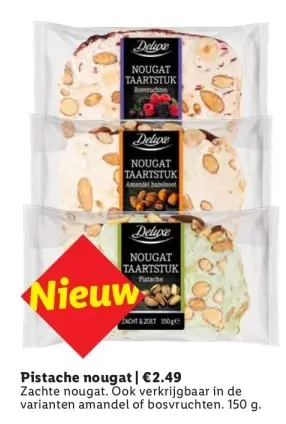 Aanbieding: Pistache nougat