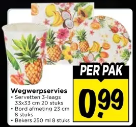 Wegwerpservies