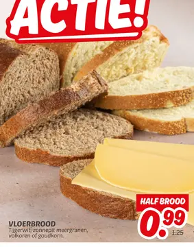 Aanbieding: VLOERBROOD HALF BROOD