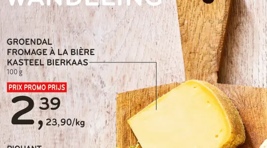 Offre: Groendal Fromage à la bière Kasteel Bierkaas