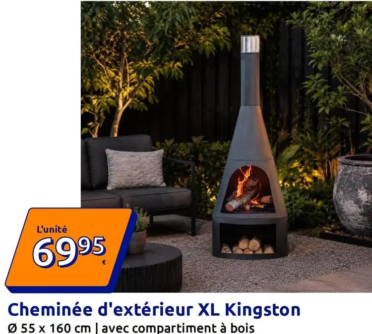 Offre: Cheminée d'extérieur XL Kingston