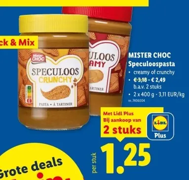 Promotie: Speculoospasta