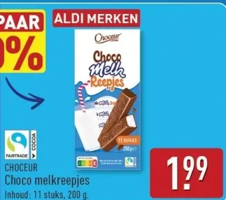 Aanbieding: Choco melkreepjes