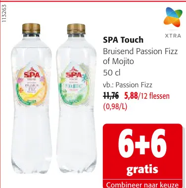 Promotie: Spa Touch Bruisend Passion Fizz of Mojito