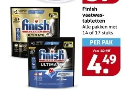 Aanbieding: Finish vaatwastabletten