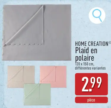 Offre: Plaid en polaire