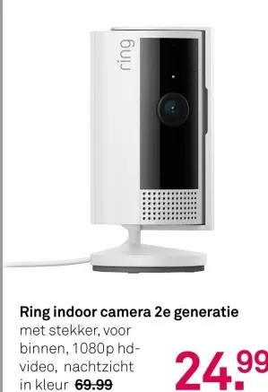 Aanbieding: indoor camera 2e generatie
