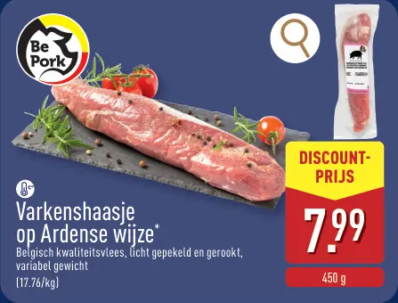 Promotie: Be Pork Varkenshaasje op Ardense wijze