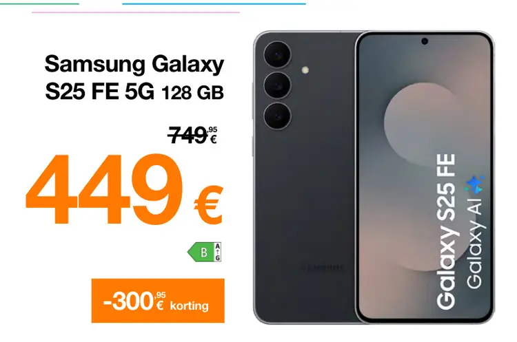 Aanbieding: Samsung Galaxy S25 FE 5G