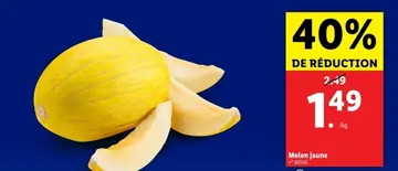Offre: Melon jaune