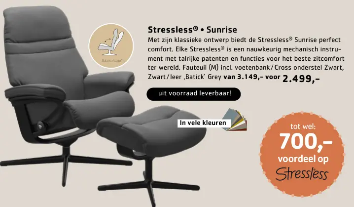 Promotie: Stressless® Sunrise fauteuil