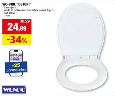 Promotie: Wc-bril Ostuni