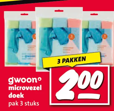 Aanbieding: microvezel doek