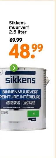 Aanbieding: Sikkens muurverf