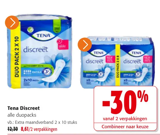 Promotie: Tena Discreet