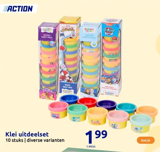 Aanbieding: Klei uitdeelset