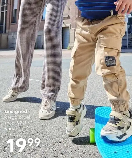 Aanbieding: unsigned cargo broek