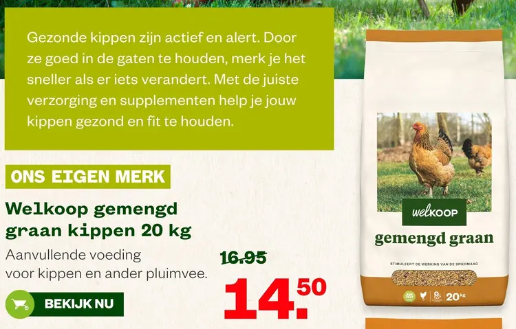 Aanbieding: Gemengd graan kippen