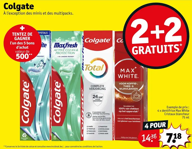 Offre: Dentifrice