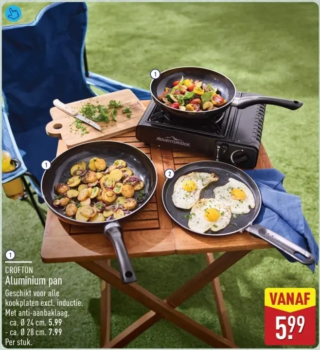 Aanbieding: Aluminium pan
