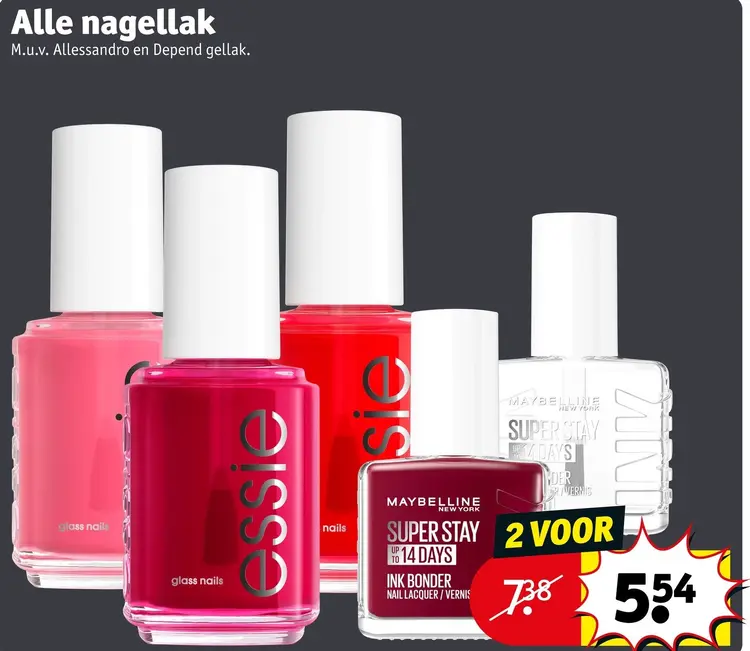 Promotie: Alle nagellak