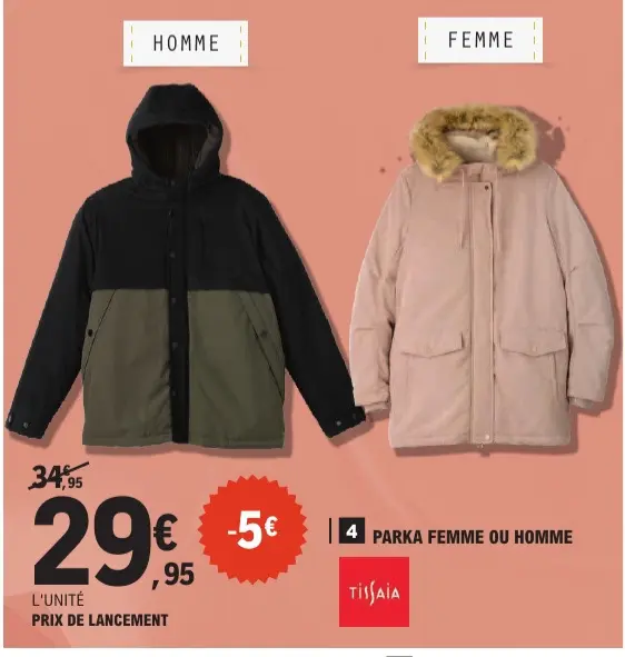 Aanbieding: Parka femme ou homme