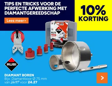 Aanbieding: Diamant boren