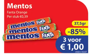 Aanbieding: Mentos