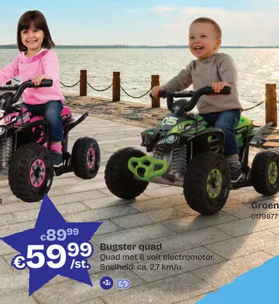 Aanbieding: Bugster quad
