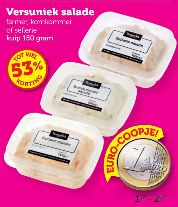 Aanbieding: Versuniek salade